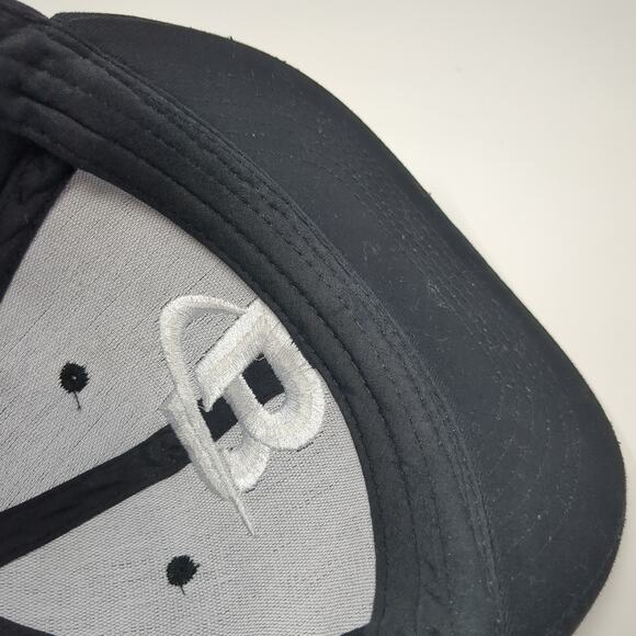 Bodybuilding Snapback Hat Black One Size Adjustable Embroidered Wicked Wear - Picture 8 of 10